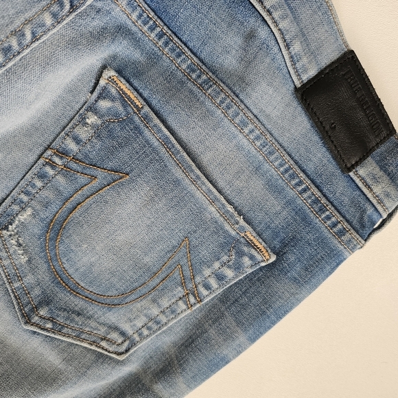 True Religion 2015 Jessie Flare Mid Rise Vintage in Sea Glass Clean NWT - Picture 9 of 11